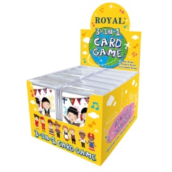 CARTI DE JOC ROYAL DIN PLASTIC EDUCATIVE 3IN1 INVATA DESPRE TARILE EUROPEI - Img 2