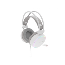Casti cu fir Genesis Neon 613 G2 alb - Img 1