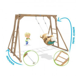 Catarator Monkey Bars cu leagan Dunster House - Img 1