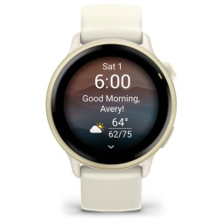 Ceas Garmin vívoactive 6 Bone/Lunar Gold - Img 17