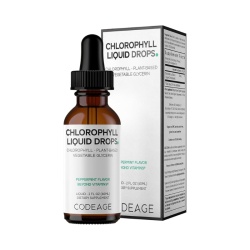 Codeage Chlorophyll Liquid Drops, Clorofila Lichida Cu Aroma De Menta, 60 Ml