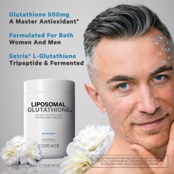 Codeage Liposomal Glutathione, Glutation Lipozomal Setria, 60 Cps - Img 8