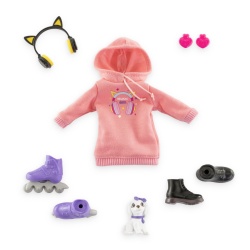 COROLLE SET MUZICA SI MODA PAPUSA MELODY 28CM - Img 5