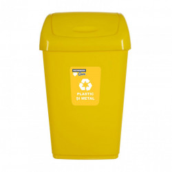Cos gunoi pt reciclare eco 35 l, galben - Img 2