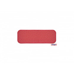 Covoras antiderapant cada 96x34cm, cu ventuze pentru fixare - Rosu