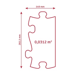 Covoras ortopedic senzorial puzzle Set pentru Seniori - Img 5