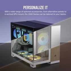 CR Case iCUE 2500X RGB Micro ATX White - Img 16