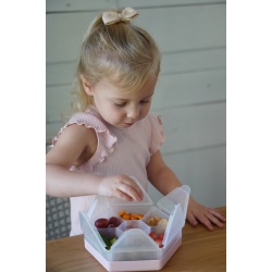 CUTIE SNACK HEXAGON SNACKLE 6 COMPARTMENTE, MELII, PINK - Img 7