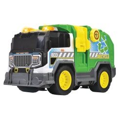 DICKIE CAMION DE RECICLARE CU LUMINI SI SUNETE 30CM - Img 3