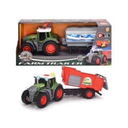 DICKIE FENDT TRACTOR CU REMORCA - Img 1