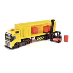 DICKIE SET CAMION DHL SI STIVUITOR CU SUNETE SI LUMINI 35CM - Img 2