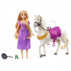 Disney princess set papusa rapunzel si calul maximus - Img 9
