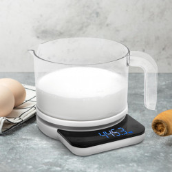 Dozator și cântar digital de bucătărie - 2 x AAA - 800 ml - Img 1