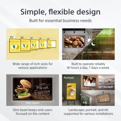 Ecran profesional SONY FW-75EZ20L - Img 5