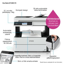 Epson e-t m3170 ciss mono inkjet mfp - Img 5