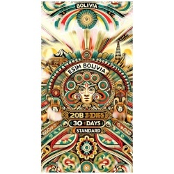 eSIM Bolivia, 20GB, 30 Days, Standard