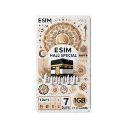 eSIM Hajj Special ARABIA 1GB 7Days Standard