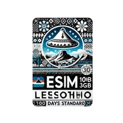 eSIM Lesotho, 100GB, 30 Days, Standard