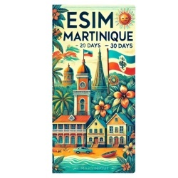 eSIM Martinique 20GB 30Days Standard