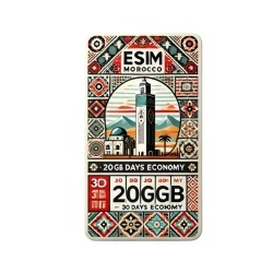 eSIM Morocco 20GB 30Days Economy