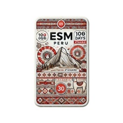 eSIM Peru, 100GB, 30 Days, Standard
