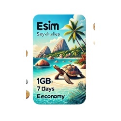 eSIM Seychelles 1GB 7Days Economy