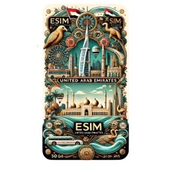 eSIM United Arab Emirates 50GB 30Days Standard
