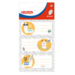 Etichete scolare llama set 9
