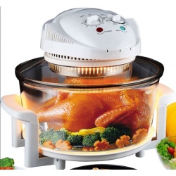 Friteuză cu aer cu halogen - 1400 W - 12L - alb - Img 1
