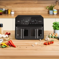 FRITEUZA DUBLA AIRFRYER 8L 2700W TEESA AIR FRYER DUAL - Img 9