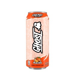 Ghost Energy Drink With Peaches Flavor, Bautura Energizanta Cu Aroma De Piersici, 473 Ml