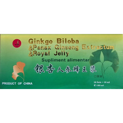 Ginkgo biloba+royal jelly+ginseng 10fiole naturalia diet