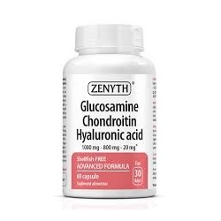 GLUCOSAMINE CHONDROITIN HYALURONIC ACID 60CPS