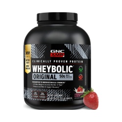 Gnc Amp New Wheybolic, Proteina Din Zer, Studiata Clinic, Cu Aroma De Capsuni Si Frisca, 1604,2 G