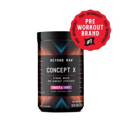 Gnc Beyond Raw Concept X Pre-workout, Formula Pre-workout Cu Aroma Sweet & Tart, 598 G - Img 2