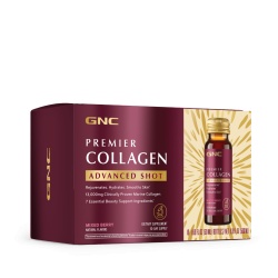 Gnc Premier Collagen Advanced Shot, Formula Premium De Peptide De Colagen Hidrolizat Marin Lichid Cu Aroma De Fructe De Padure, 10 X 50 Ml