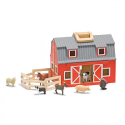 Grajd din lemn pliabil Melissa and Doug - Img 1
