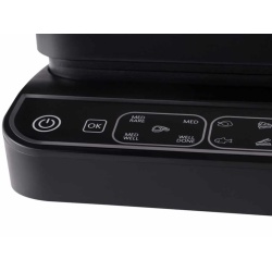 Gratar electric Tesla GR500BG, 2000 W, 10 programeLED, control digital, 30x23cm, negru/sticla - Img 4