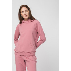 Hanorac coton raglan femei pink-m - Img 1