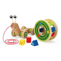 Hape jucarie de tragere -melc - Img 2