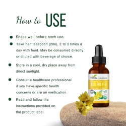 Herbal Goodness Organic Mullein Leaf Liquid Extract, Extract Lichid Organic Din Frunze De Lumanarica, 30 Ml - Img 3