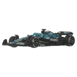 HOT WHEELS PREMIUM REAL RIDERS FORMULA 1 2024 MASINUTA METALICA ASTON MARTIN ARAMCO FORMULA ONE TEAM SCARA 1 LA 64 - Img 5