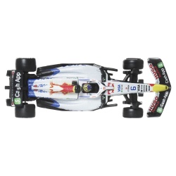 HOT WHEELS PREMIUM REAL RIDERS FORMULA 1 2024 MASINUTA METALICA VISA CASH APP RACING BULLS FORMULA ONE TEAM SCARA 1 LA 64 - Img 5