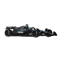 HOT WHEELS PREMIUM REAL RIDERS FORMULA 1 2024 MASINUTA METALICA MERCEDES AMG PETRONAS FORMULA ONE TEAM SCARA 1 LA 64 - Img 2