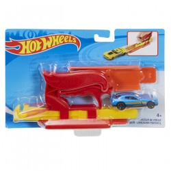 HOT WHEELS SET LANSATOR PORTABIL ROSU SI MASINUTA - Img 1