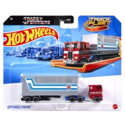 HOT WHEELS TRACK FLEET CAMION FLOTA TRANSFORMERS OPTIMUS PRIME SCARA 1 LA 64