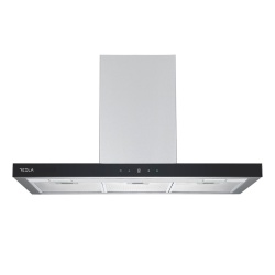 Hota decorativa Tesla DC900AXB, T-shape, 90cm1 motor DC 75W, 630m3/h, display LED, inox/sticla - Img 1