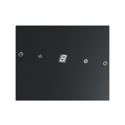 Hota decorativa Tesla DD600AXB, 60cm, Inox/Sticla1 motor DC 75W, 630m3/h, display LED - Img 4