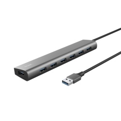 Hub Trust Halyx 7xUSB 3.2 Gen1, gri - Img 9