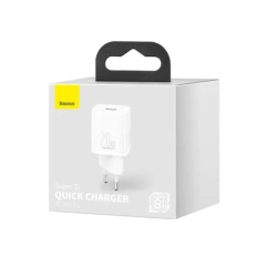 Incarcator Baseus Super Si, QC 20W, alb - Img 4